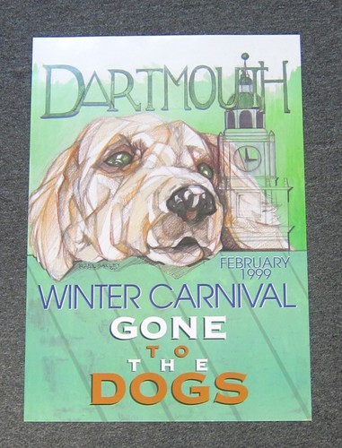 Lot of 19 DARTMOUTH WINTER CARNIVAL Posters 1971-2001 NOS Excellent Condition! - Picture 18 of 20