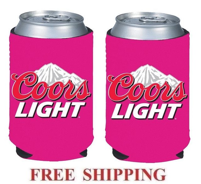 COORS LIGHT MOUNTAINS 2 BEER CAN COOLER COOZIE COOLIE KOOZIE HUGGIE