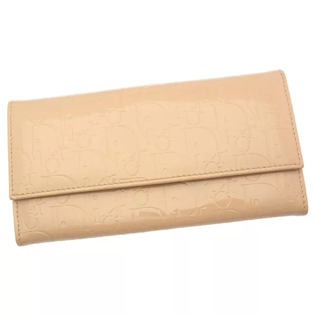 Sac à main portefeuille Dior portefeuille long trottoir rose femme authentique d'occasion Y2814