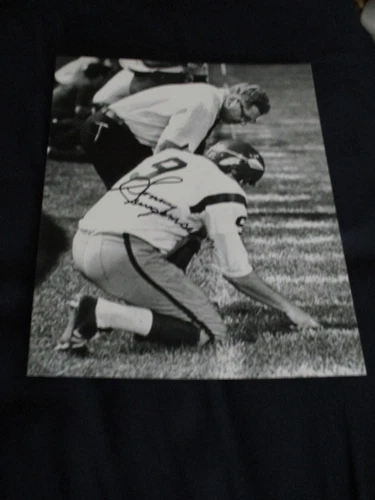 Washington Redskins SONNY JURGENSEN Signed 8x10 VINCE LOMBARDI Photo AUTOGRAPH B