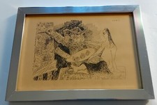 Pablo Picasso Stampa Serie 347 incisioni erotiche 4.10.68 I Con cornice