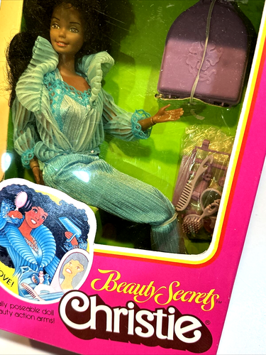 Vintage 1979 Beauty Secrets Christie Mattel 1295 Barbie Mint In original box ๐ต - Picture 12 of 21