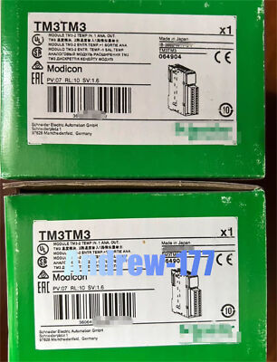1PCS TM3TM3 TM3 module -2 temperature inputs and 1 analog output NEW | eBay