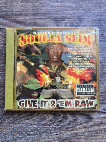 Soulja Slim Give It 2 'Em Raw - CD - No Limit Records - Master P - Rare - Sealed