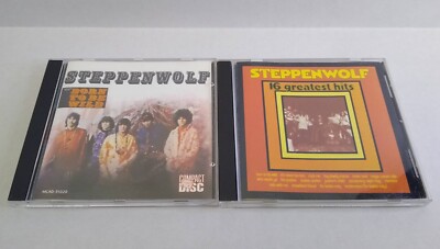 Steppenwolf 2 CD Lot: Steppenwolf (1980), 16 Greatest Hits  (1985)