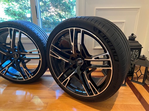 AUTHENTIC 2023 AUDI R8 V10 PLUS FORGED DYNAMIC OEM TPMS TIRES RIMS WHEELS SET - Picture 6 of 24