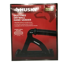 Husky Dust-Free Drywall Hand Sander 1004215367 Universal Sander for Wet/Dry Vacs