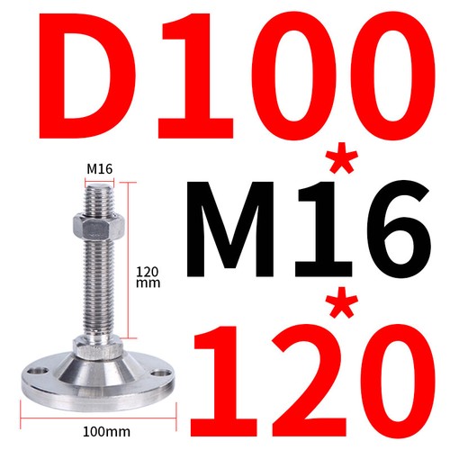 M8-M30 Levelling Height Adjustable Machine Furniture Feet with Lock Nut 50-200mm - Picture 48 of 61