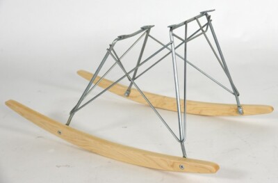Replacement ZINC MAPLE ROCKER BASE Vintage Spec fit Eames Herman Miller Shells