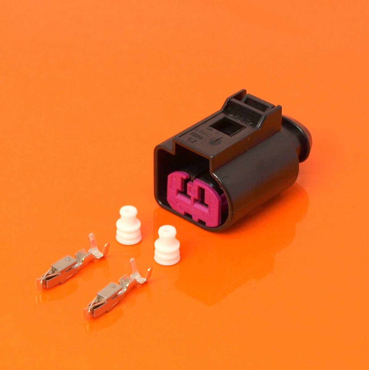 VW AUDI VAG 1J0 973 772 2 Pin Sealed Female Plug Connector Kit