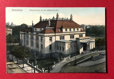 Postcard Dresden around 1910 Künstlerhaus on Albertstrasse (83395