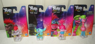 #10481 NRFC Hasbro Dreamworks Trolls World Tour Set of 4 Figures
