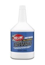 Red Line 11504 15W50 Motor Oil - 6 Pack with Funnel