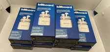 BILLBOARD Bluetooth Wireless Earbuds with Microphone Charging Case White 10 LOT