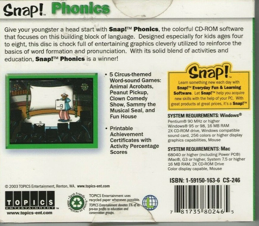 Snap -Phonics (2003 CD-ROM) - Image 2 of 2