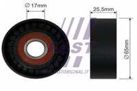FT44540 Fast Spannrolle, Keilrippenriemen FüR Alfa Romeo,Cadillac,Fiat,Lancia,Op