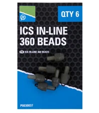 PRESTON INNOVATIONS FISHING - ICS IN-LINE 360 BEADS -  6 PER PACK