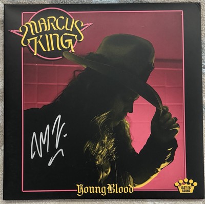 MARCUS KING SIGNED YOUNG BLOOD VINYL LP - BECKETT COA