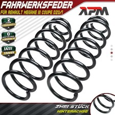 2x Federn Fahrwerksfeder Hinten für Renault Megane III Coupe DZ0/1 550200011R