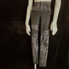 The North Face Flash Dry Black & Gray Tie Dye Leggings (S)