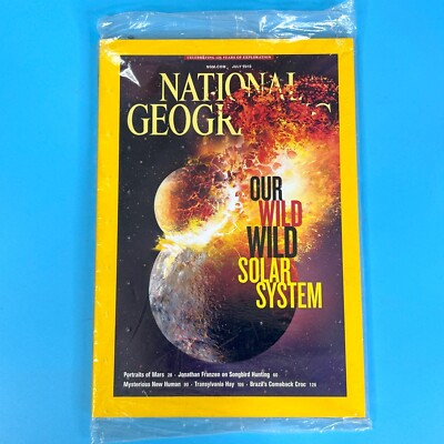 NEW SEALED National Geographic Magazine July 7 / 2013 OUR WILD WILD SOLAR SYSTEM