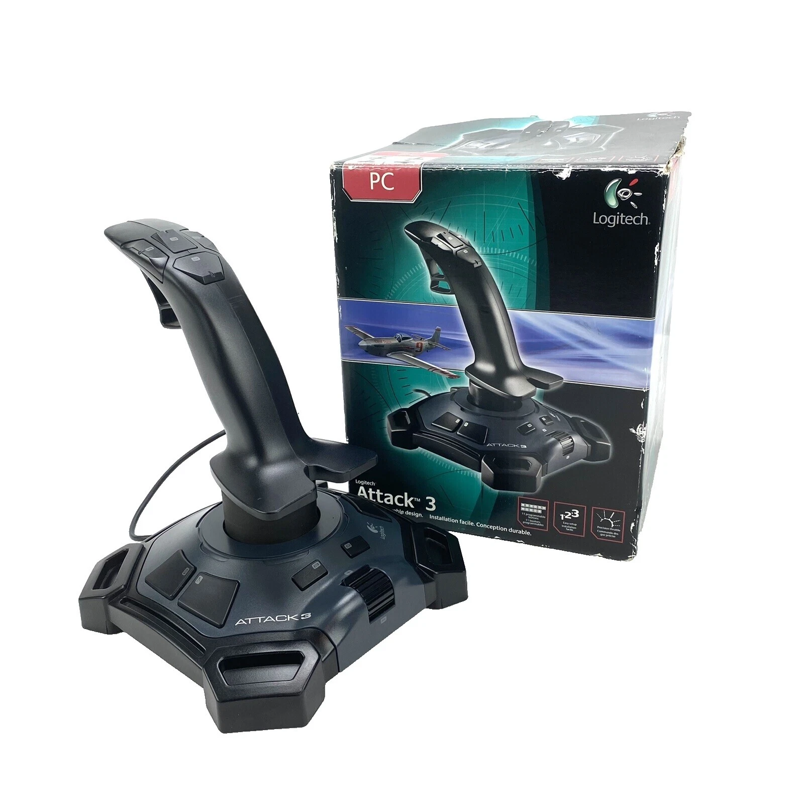 Palos de Vuelo Logitech videojuego
