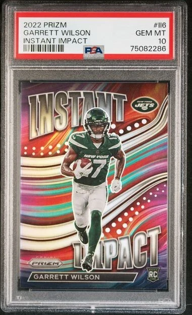 Garrett Wilson Panini Prizm Instant Impact #II6 Base