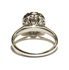 GIA 14k white gold 1.83ct lab Created round diamond halo engagement ring 4.2g 7 — photo 6