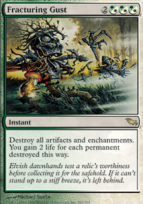 Magic: The Gathering - Fracturing Gust (Raffica Sbriciolante) - Shadowmoor - Carta Singola Rara