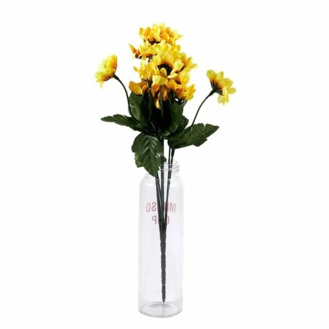 Yellow Plastic Dried & Artificial Flowers