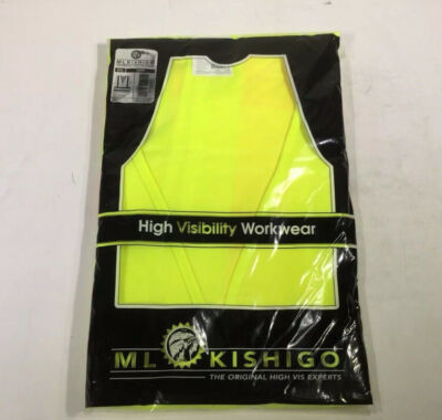 ML Kishigo High VIS Safety Vest Class 2 1099 Yellow 5XL With 3 Pockets!