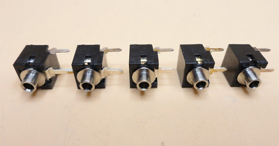 Switch Craft PCB Mount 2.5mm Female Mono Phono AUX Plug Jack Socket (Qty 5)