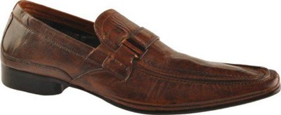 Kenneth Cole New York San-tro-play Cognac Distressed Leather  display picture 3