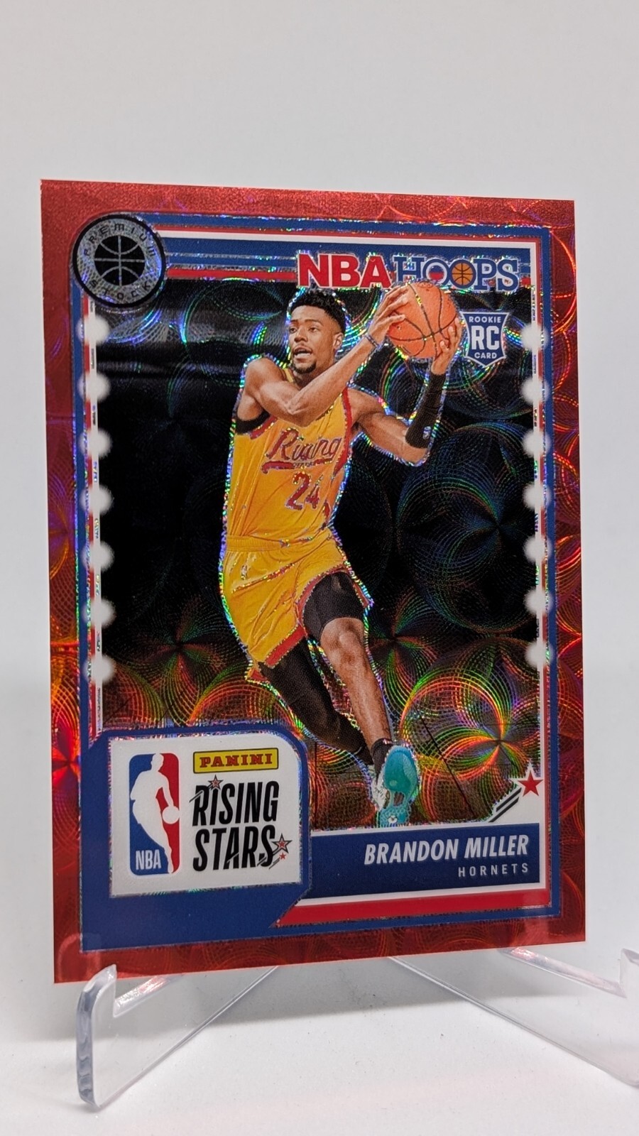2023-24 Panini Hoops Premium Stock Brandon Miller RC #298 RED SCOPE PRIZM /88