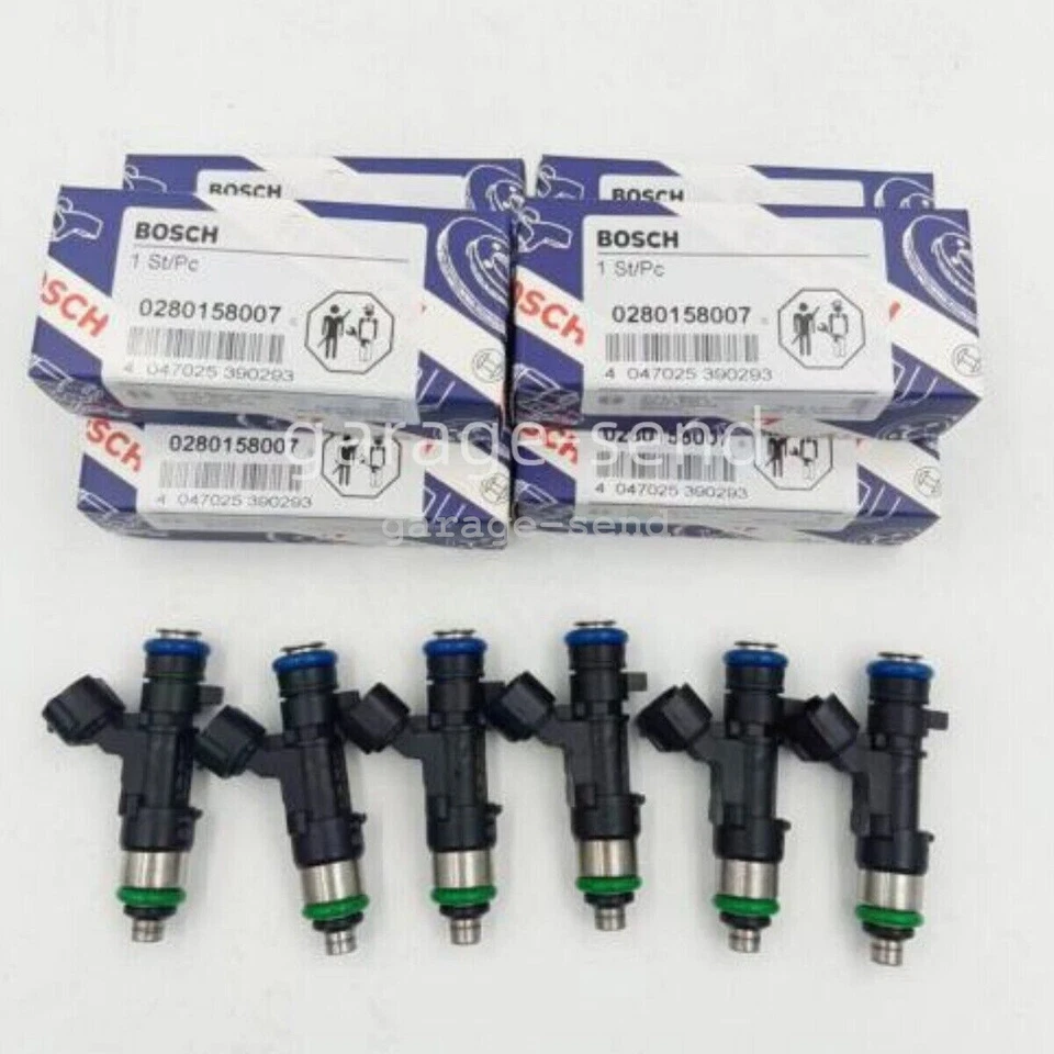 6X Inyectores de combustible originales BOSCH aptos para Nissan Frontier 2005-19 4,0 L V6 0280158007 Foto 2 de 4