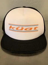 KUAT Flat Brim Adjustable Snapback Mesh Trucker Cap Hat