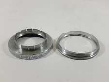 VINTAGE KODAK 1 1/4IN 31.5MM SERIES VI SLIP-ON LENS ADAPTER & RETAINING RING