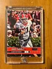 Jake Fromm signed by Kirby Smart in person