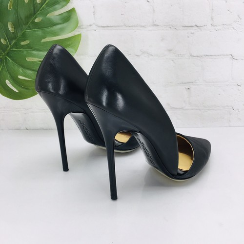 L.A.M.B. Trina D'orsay Pump / High Heel Women's size 9 Medium Black Leather - Picture 6 of 14