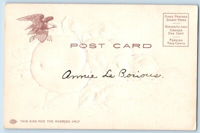 Peach Postcard Fruits Airbrushed Embossed c1905 Posted Antique | eBay