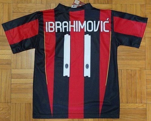 MONDO REPLICA JR. MILAN 2010 2011 IBRAHIMOVIC 11 TG. 8 ANNI PRODOTTO UFFICIALE - Foto 3 di 5
