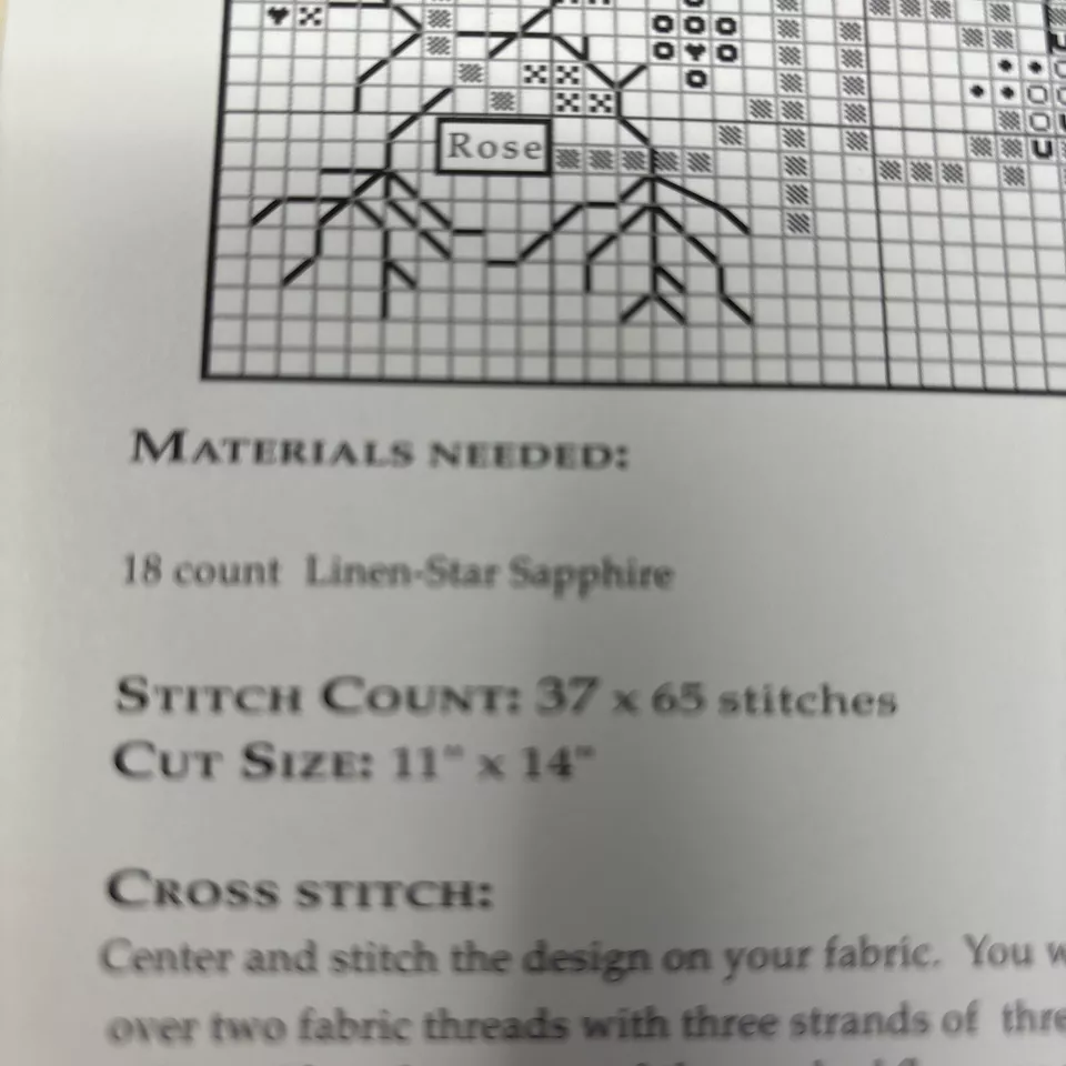 "Winter Garden" Shepherd's Bush Printworks Counted Cross Stitch Chart 2003 - Image 4 of 4