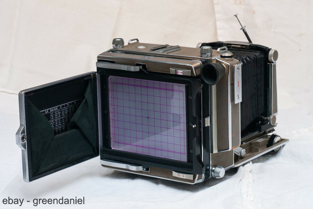 【中古】Linhof リンホフ Technika Symmar 150mm f/5.6 1965 Linhof Technika V 4x5 w/ Schneider 150mm f/5.6 Symmar Cammed