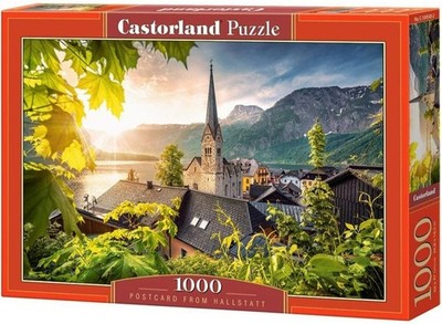 NEW Castorland Jigsaw Puzzle 1000 Pieces 9 + Postcard from Hallstatt