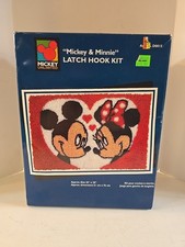 Disney Mickey Minnie Latch Hook Rug Kit 20 x 30 D0015 Millennium Edition