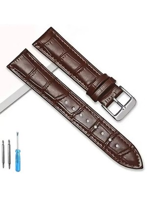 Genuine Leather Mens Watch Strap Band Brown Black 12mm 14mm 16mm 18mm 20mm 22mm