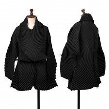 ISSEY MIYAKE Circle Pleats Deformation Jacket Size 2 K-138805 