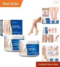 2 Pcs Varicose Veins Cream for Legs, Spider Varicose Veins ReliefCream, SkinC...