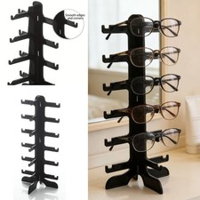6 Layer Glasses Display Stand Acrylic Eyeglasses Rack Sunglasses Holder Storage