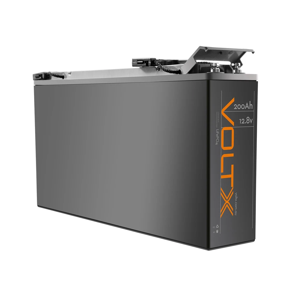 VoltX Slim 200Ah LiFePO4 Lithium Iron Battery BMS Camping Power Solar Boat 12V